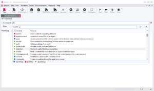Screenshot | dqMan | Run API commands